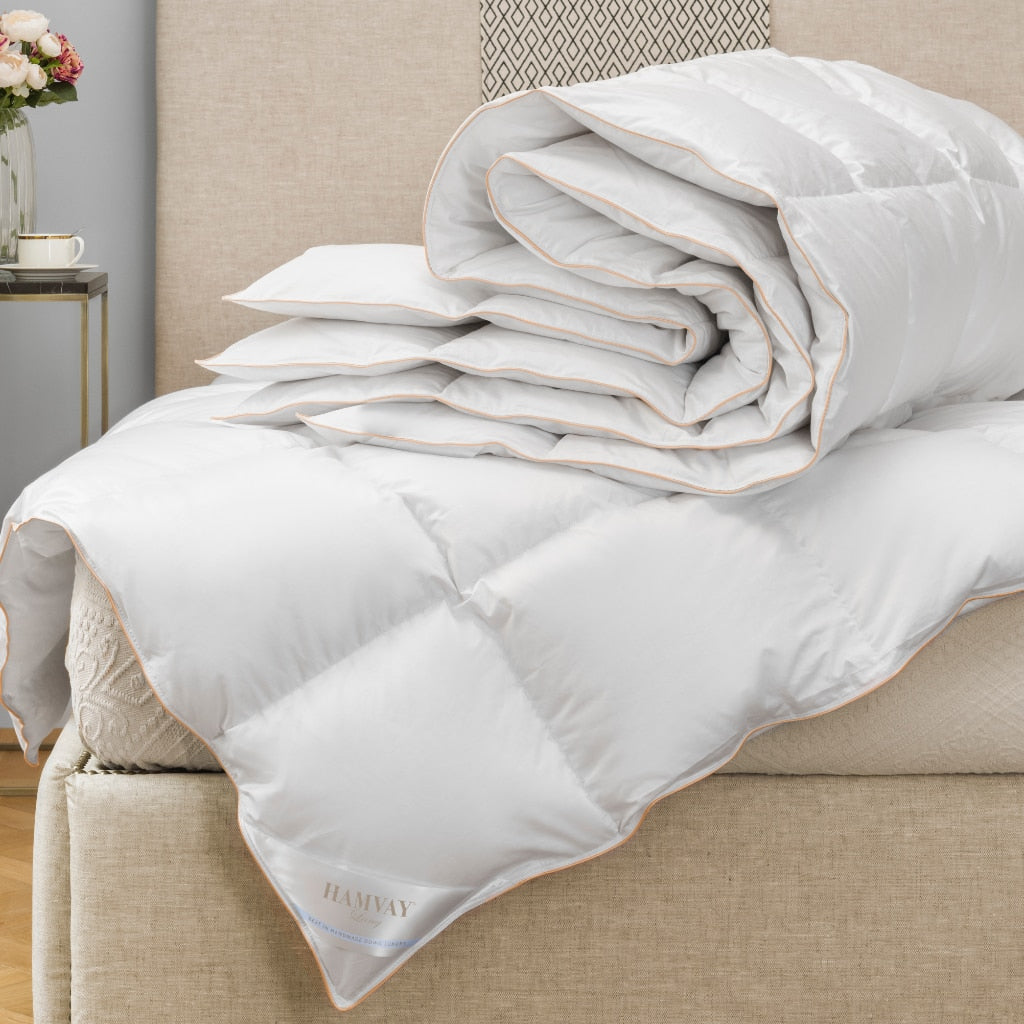 Cuddledown 800 Luxury Goose Medium Pillow, Standard