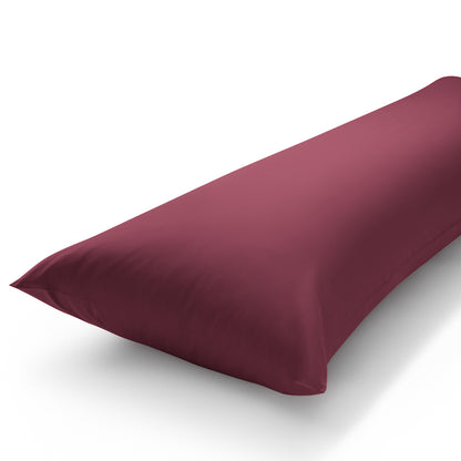 dark orchid sateen cotton body pillowcase