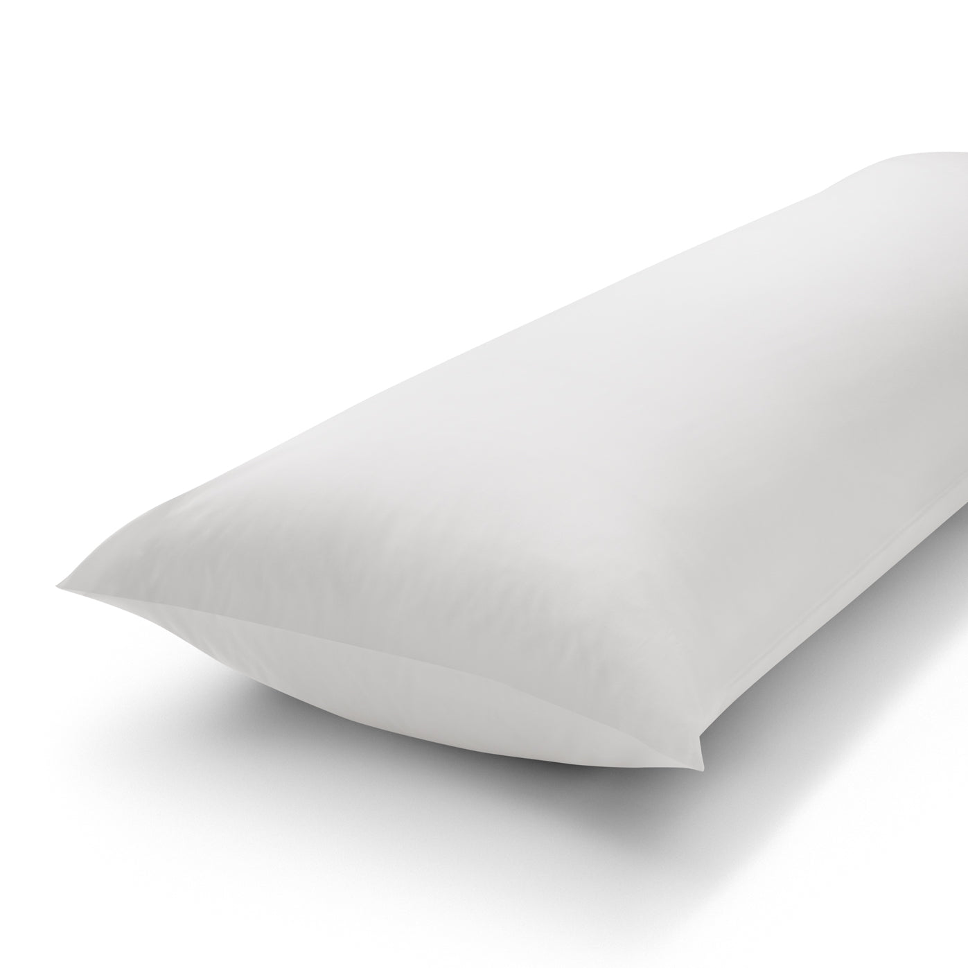 percale cotton white body pillowcase