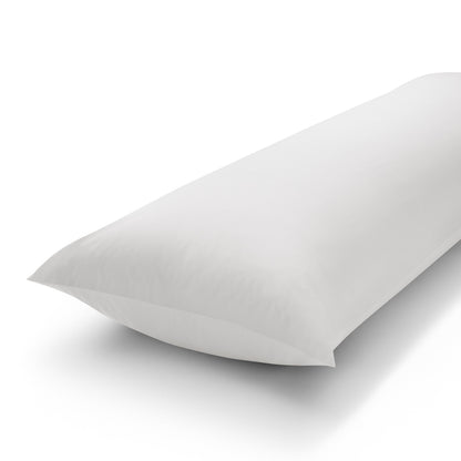 percale cotton white body pillowcase