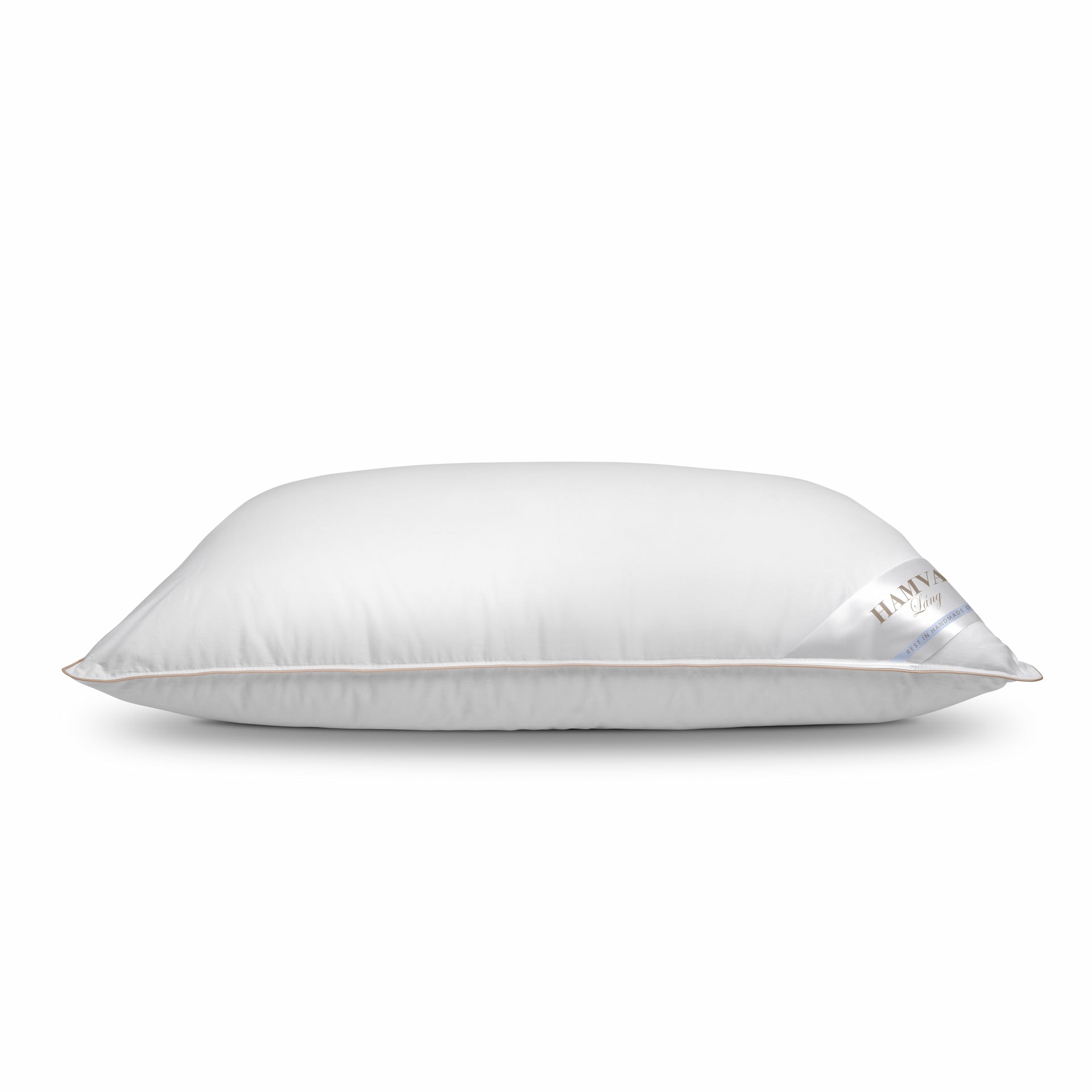 Feather and Down Neckroll Pillow Insert - White, Size 6 in. x 15 in., Cotton | The Company Store