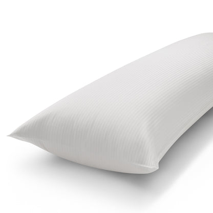 sateen stripe body pillowcase