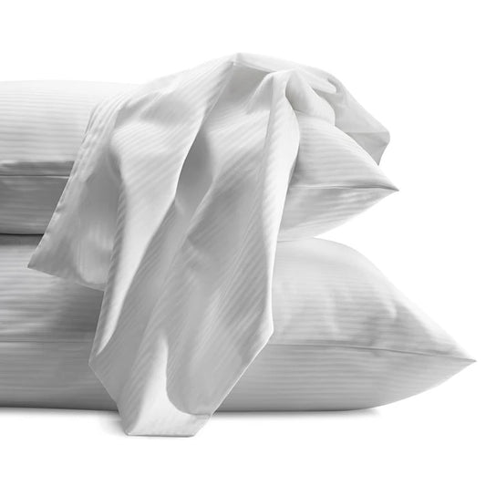 Luxury Sateen Stripe Pillowcase – 100% Sateen cotton